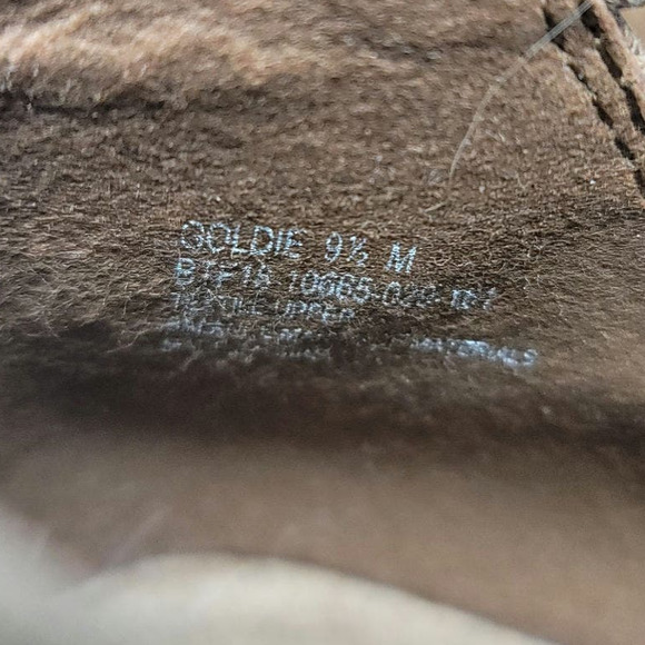 Baretraps Godlie Brown Breaded Back Zip Faux Leather Ankle Boots Women's 9.5 - Picture 8 of 8